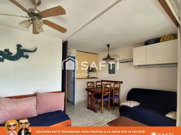 Cap d' Agde - Studio + cabine - 27 m²