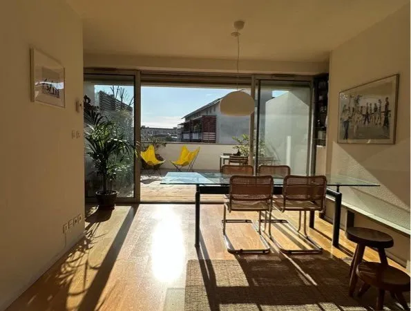 Appartement contemporain + terrasse, quartier Chartrons