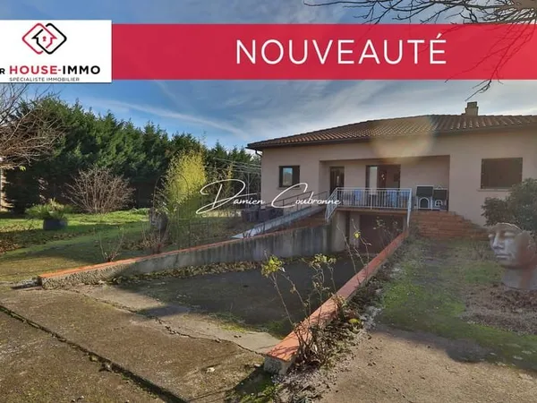 Maison de Charme 4 pièces avec vue sur les Pyrénées, 3 Chambres aux Espaces Lumineux à Calmont, édif