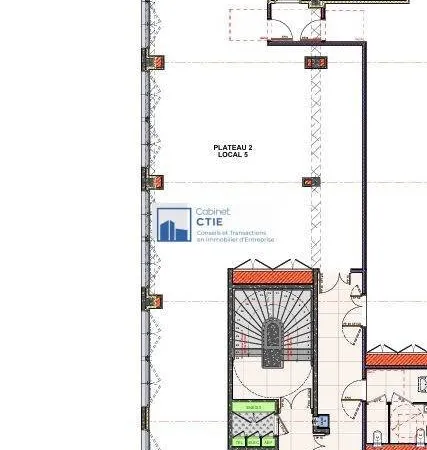 Bureaux 179 m²