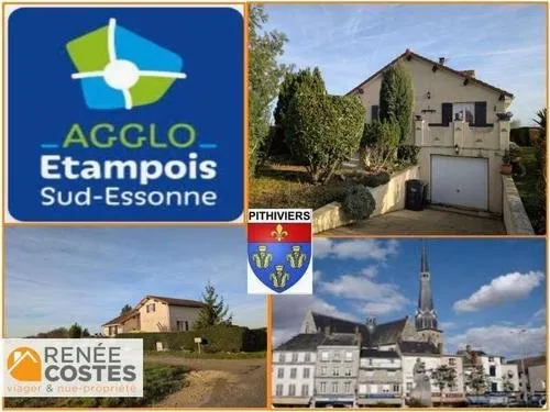 Vente en nue propriété - F77-H76 ans - PITHIVIERS (45300)