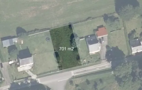 Terrain constructible 701 m2