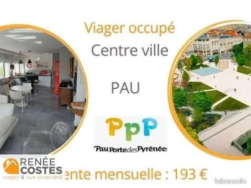 Appartement en Viager 2 pièces 51 m²