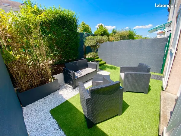Appartement-maison duplex avec jardin