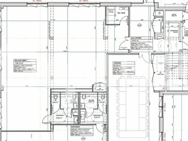 Bureaux 159 m²
