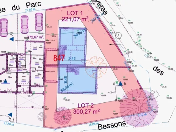 Terrain à vendre - Saint-Maximin (proche Uzès) - Lot 2