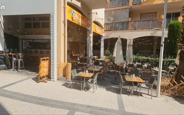 Restaurant mur et fond