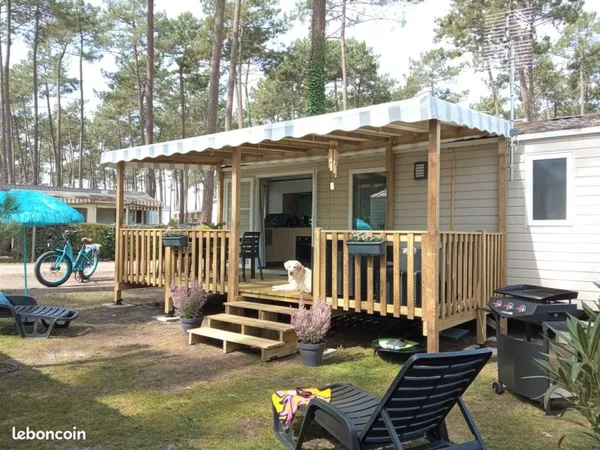 Mobilehome 2 chambres parfait état - Landes - Contis - prêt à profiter