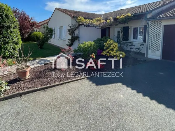 Plain-pied de 4 chambres dont une suite parentale