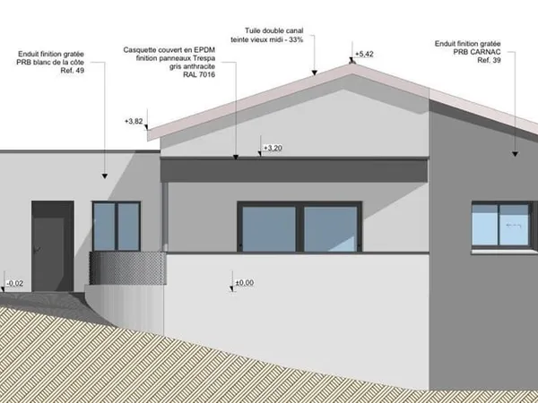 Terrain 164 m²
