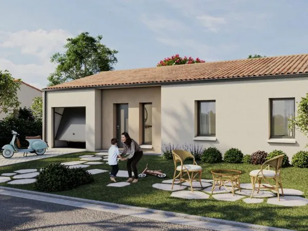 Terrain + maison 89 m²