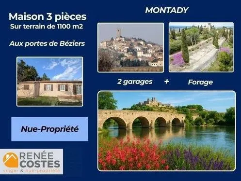 Vente en nue propriété - F75-H71 ans - BEZIERS (34500)