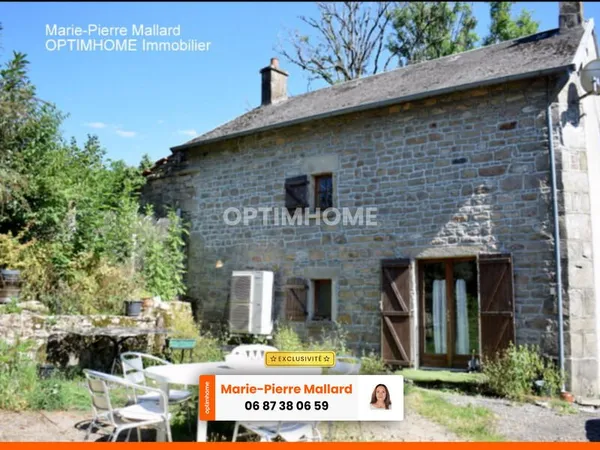 Rare ! à 10 mn de Royère de Vassivière une maison typique avec dépendances