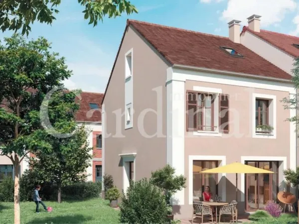 Vends maison - 80.62m² - 4 pièces, 3 chambres - Crespières 78121