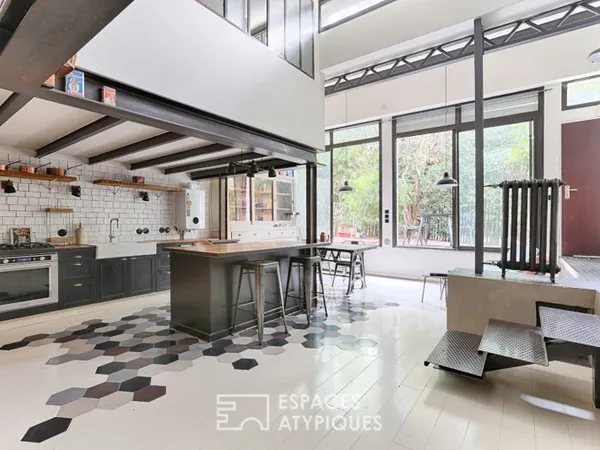 Loft en duplex avec terrasse