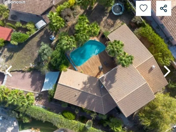Villa avec sous-sol et piscine