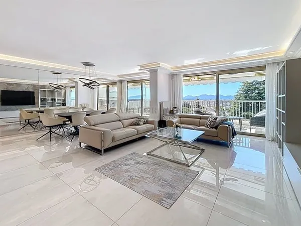 Cannes Oxford. Bel Appartement Renove. Vue Panoramique. Residence Securisee, Parc, Tennis Et Piscine