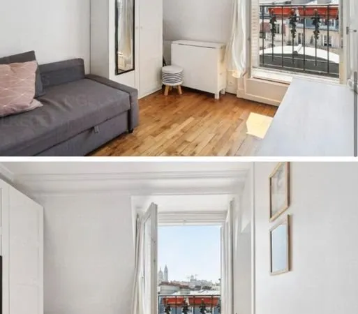 Location studio meublé Paris 75018
