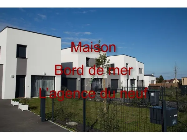 Maison bord de mer avec garage