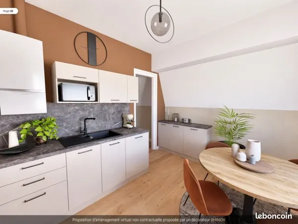 Rantigny : appartement 3 pièces 65m²