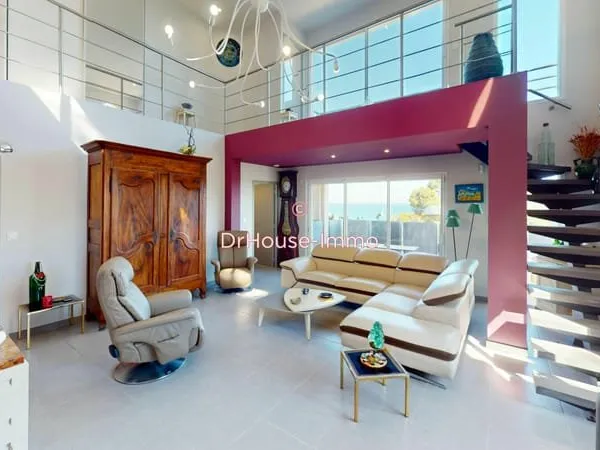 EXCLUSIVITÉ - VILLA CONTEMPORAINE SUR FALAISE - LEUCATE (AUDE, OCCITANIE)