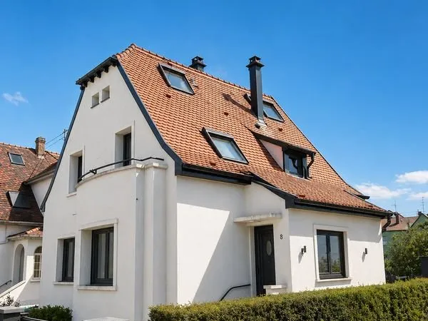 Belle maison individuelle rénovée 121 m² - 3 chambres - terrasse, jardin, clim, parking - Eckbolshei