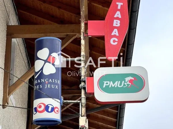 Bureau de tabac, loto, PMU, bar terrasse, et appartement