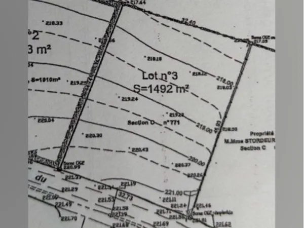 Terrain constructible 1500 m² - Barinque - Impasse calme À vendre terrain de 1500 m²