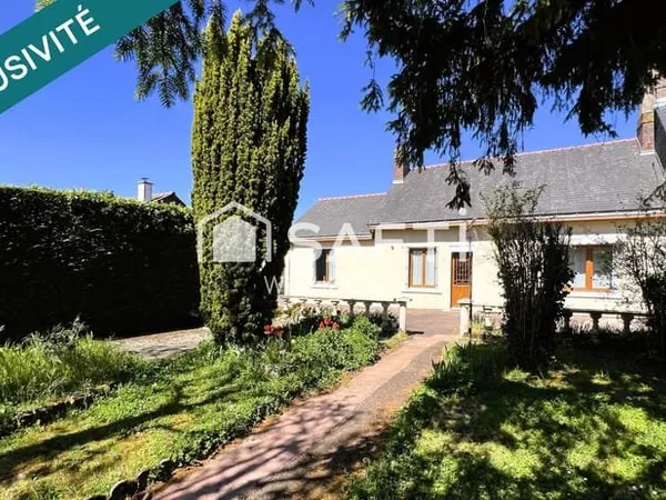 Pavillon PLAIN-PIED de 80m², 3 Ch, 2 Garages, 1550m² de Terrain