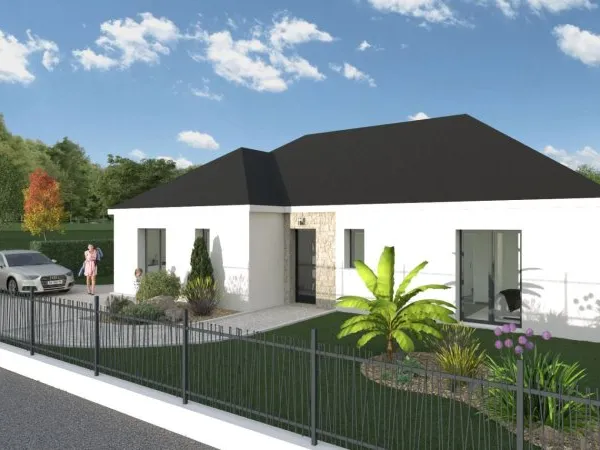 Terrain + maison 120 m²