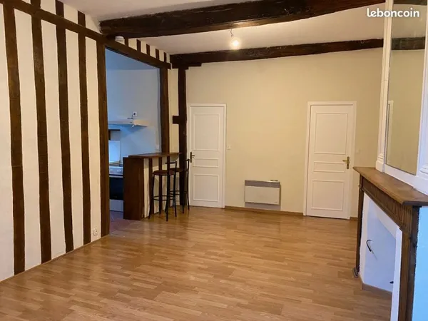 Appartement T3, Coeur du Centre-Ville Auxerre, Rue Fécauderie, 58m2, 2 chambres
