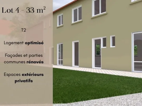 Appartement 2 pièces 33 m²