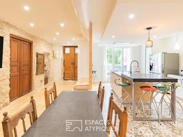Maison familiale et chambres d'hôtes rénovés au coeur des Corbières