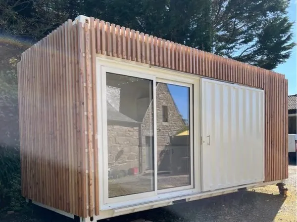 🏡 Habitat en container 14 m² - Clé en main ❄️☀️🌿 Livraison incluse 🚛