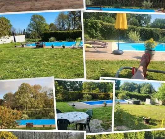 A louer maison meublée jardin piscine