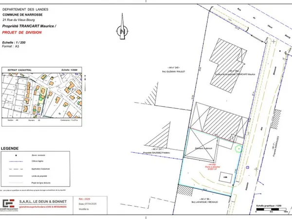 Terrain à vendre351 m² à 5 min du centre-ville de Dax