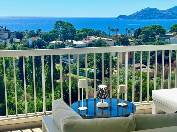 Cannes Beau 3 pièces vue mer panoramique
