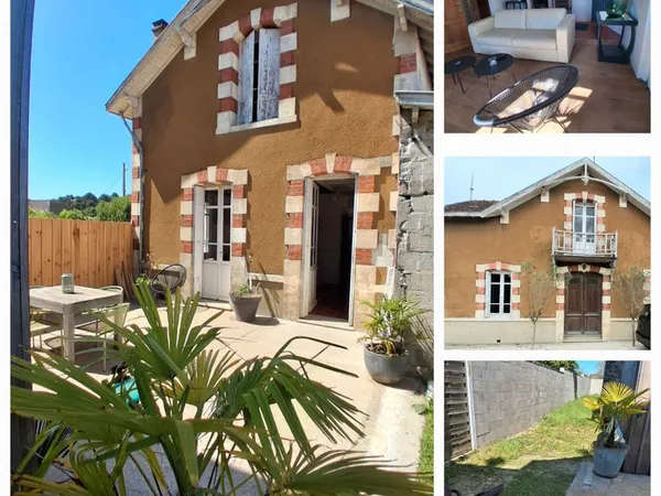 Charme et élégance : Maison 2 ch, garage, jardin