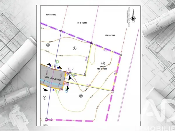 Terrain 660 m²