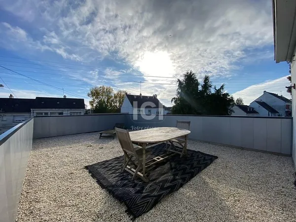 Appartement meublé 4 pièces - 132 m² - Terrasse 40 m² - Saint-Nazaire