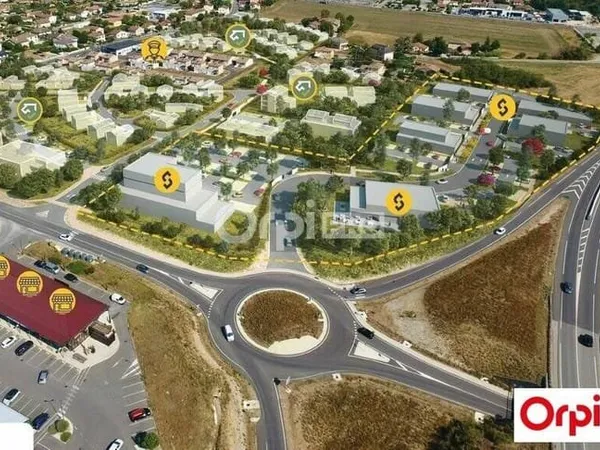 Terrain industriel 2400 m²