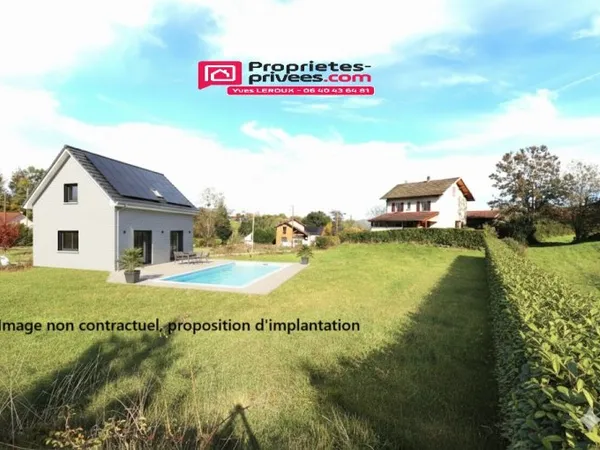 Terrain plat libre constructeur au calme , 580m²