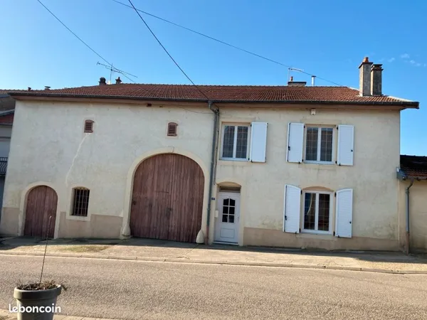 FROLOIS, 15 MN DE NANCY, MAISON LORRAINE, 6P 150 m², AVEC DÉPENDANCES, CAVE VOÛTÉE, JARDIN CLOS 670 