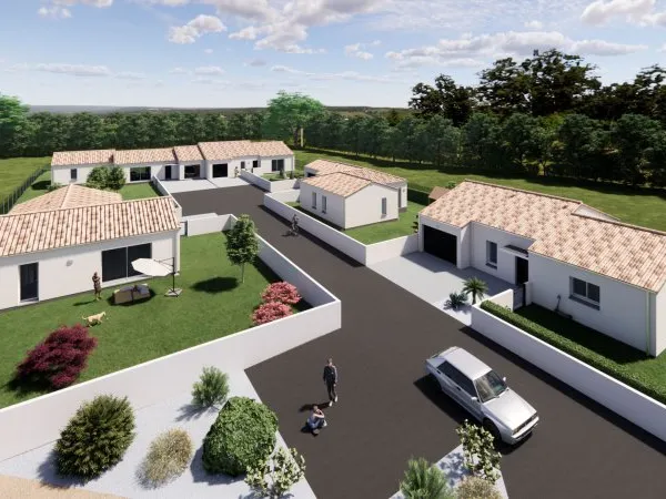 A vendre, le Fenouiller, maison en Vefa, deux chambres, pièce de vie de 42m2 avec garage.