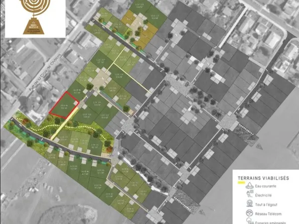 Terrain viabilisé 701 m² - Le Gua (17600)