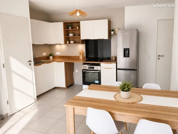 T2 neuf meublé - dernier étage - terrasse - vue forêt Landes - résidence sécurisée - parking - 5 km 