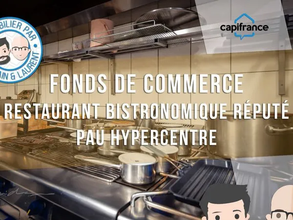 Fonds de commerce Restaurant bistronomique à vendre PAU (64)