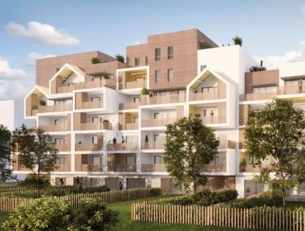 Appartement meublé 2 pièces 46 m² - Jardin des Deux Rives - Terrasse 11 m²