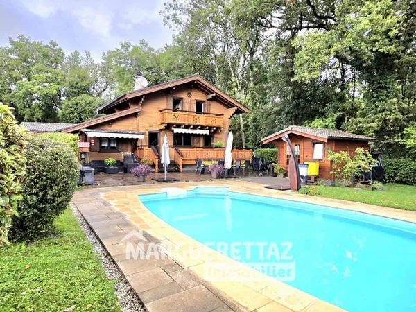 CHALET 110 M² - 3 CHAMBRES - PISCINE ET ANNEXES