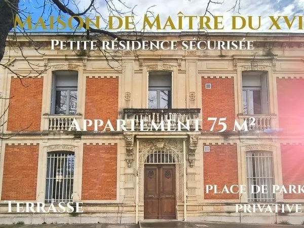 Appartement 3P en duplex dans maison de Maître + stationnement MARSILLARGUES (34)